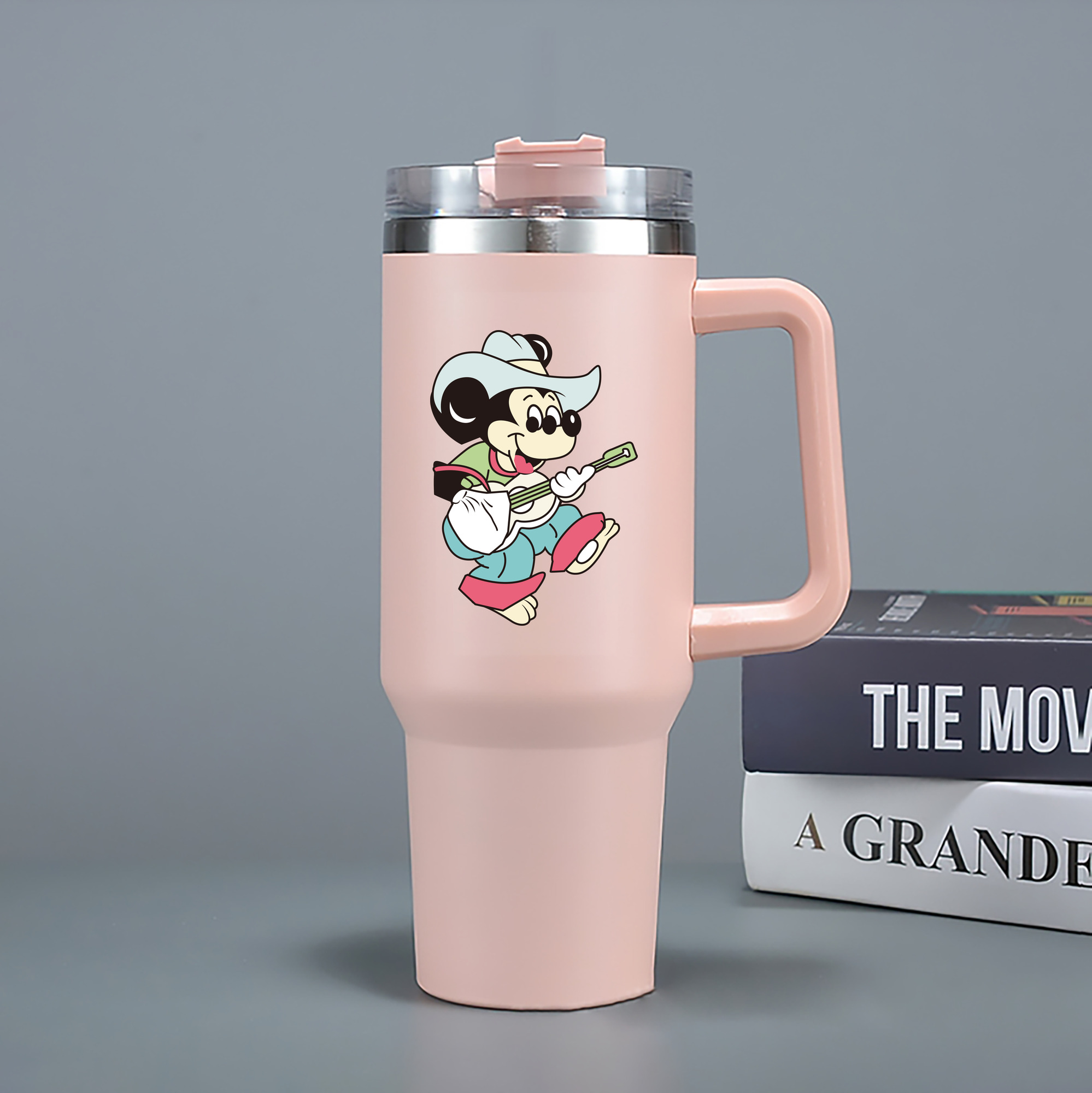 （画像用） ミッキーマウス Mickey Mouse 1200mL車用タンブラー（カラープリント）